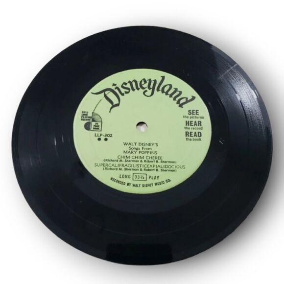 A Disneyland Record And Book Walt Disney's Mary Poppins With Songs From The Film - Picture 5 of 6